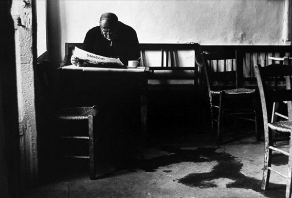 Man in a Cafe, Greece