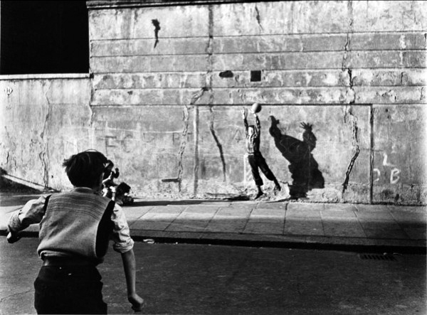 Footballer and shadow