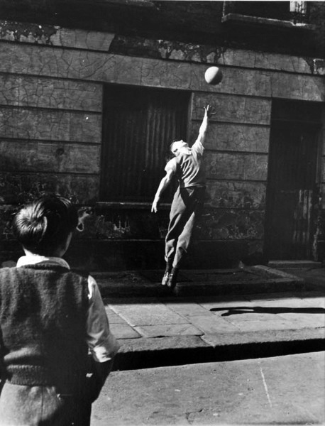 Footballer Jumping, Bridley Road, Harrow Road